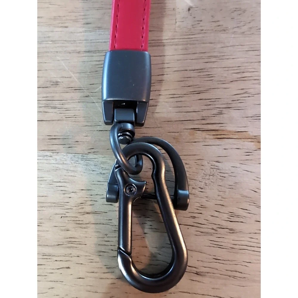 Corvette Keychain Red Strap‎ with Screwdriver and Metal Clip